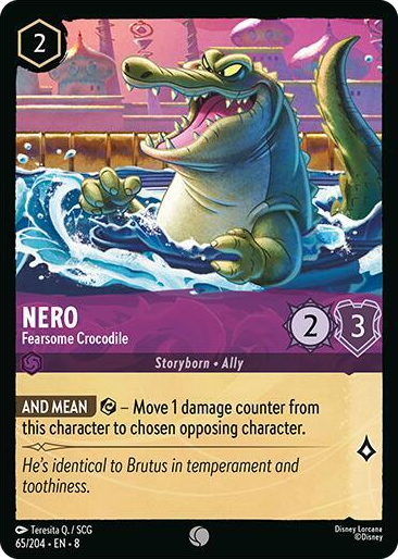 0065 Nero - Fearsome Crocodile Common Reign of Jafar