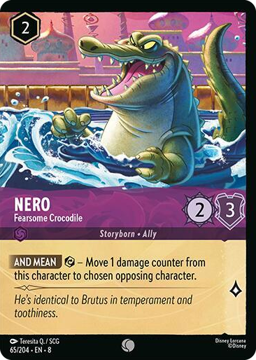 0065 Nero - Fearsome Crocodile (Foil) Common Reign of Jafar