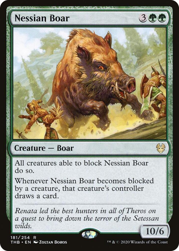 0181 Nessian Boar R Theros Beyond Death