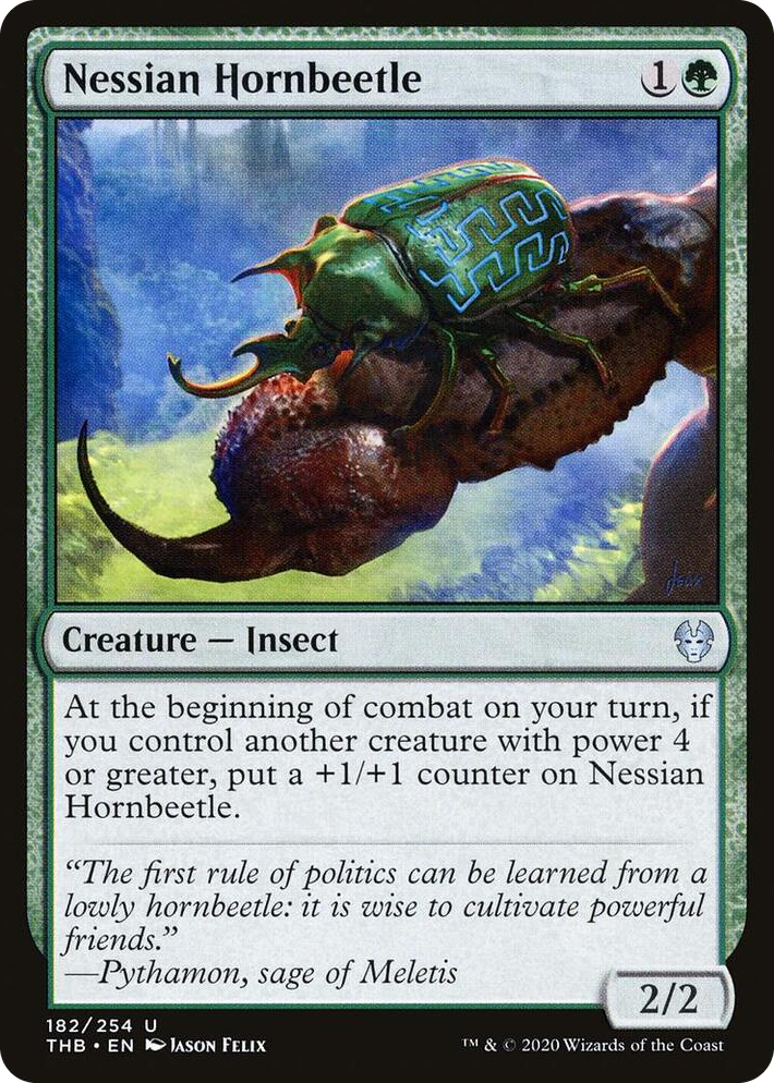 0182 Nessian Hornbeetle U Theros Beyond Death