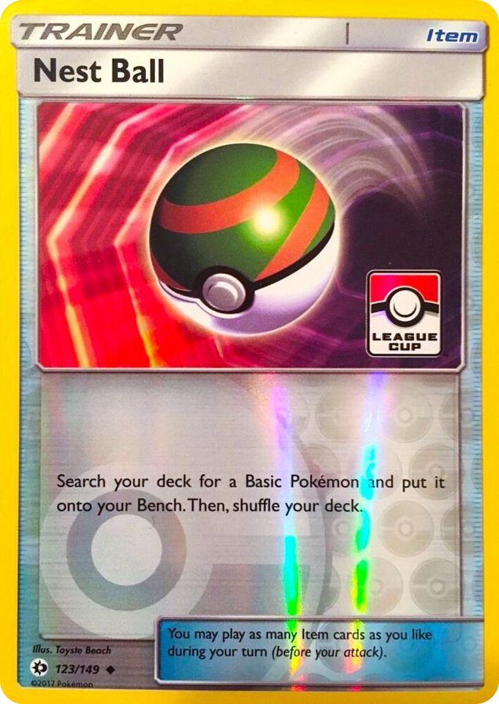 0123 Nest Ball - 123/149 (League Cup) Promo League & Championship Cards