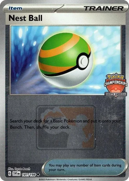 0181 Nest Ball - 181/198 (North America Championships) Uncommon League & Championship Cards