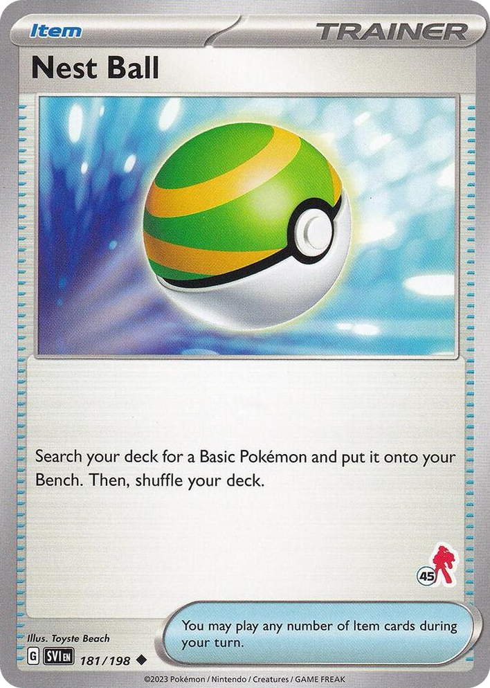 0181 Nest Ball - Armarouge 45 Uncommon Battle Academy 2024