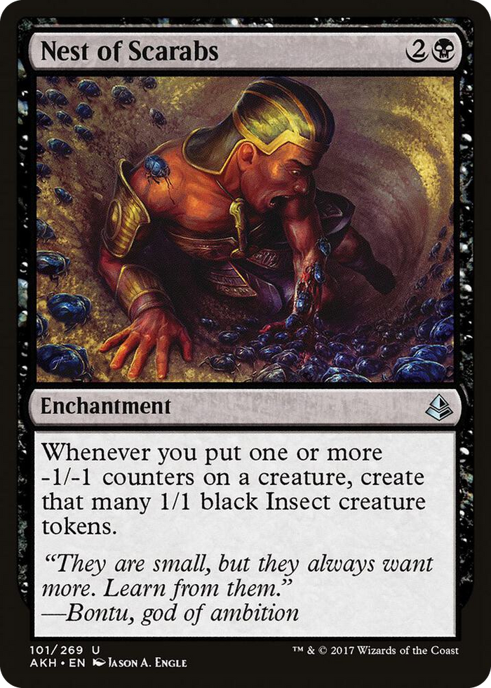 Nest of Scarabs #101 U - Amonkhet Pokemon card