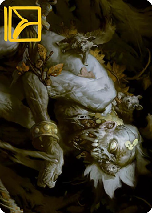 0032 Nested Shambler Art Card (Gold-Stamped Signature) S Art Series: Modern Horizons 2