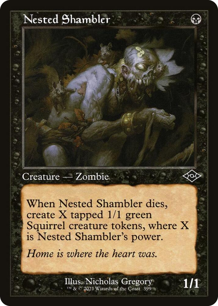 0399 Nested Shambler (Retro Frame) C Modern Horizons 2