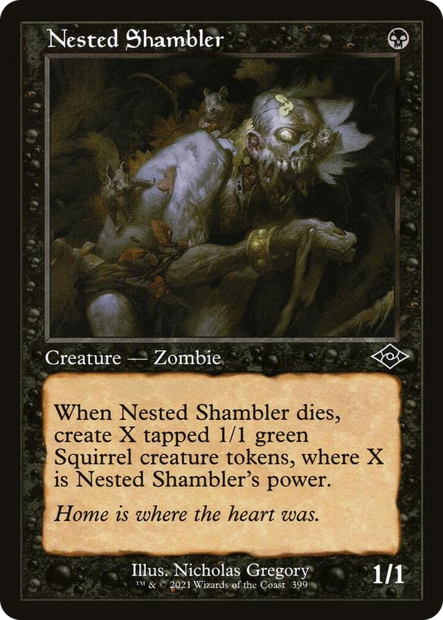 0399 Nested Shambler (Retro Frame) C Modern Horizons 2