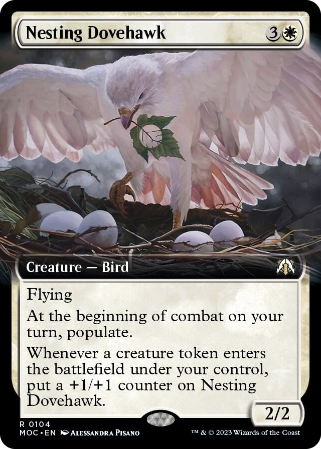 0104 Nesting Dovehawk (Extended Art) R Commander: March of the Machine