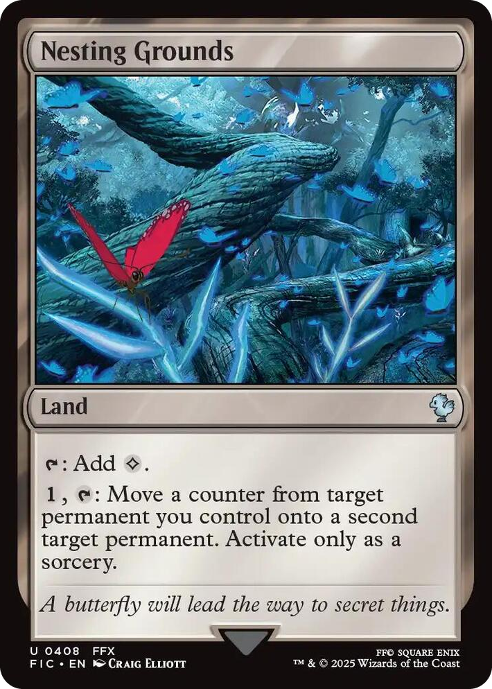 0408 Nesting Grounds (Surge Foil) U Commander: FINAL FANTASY