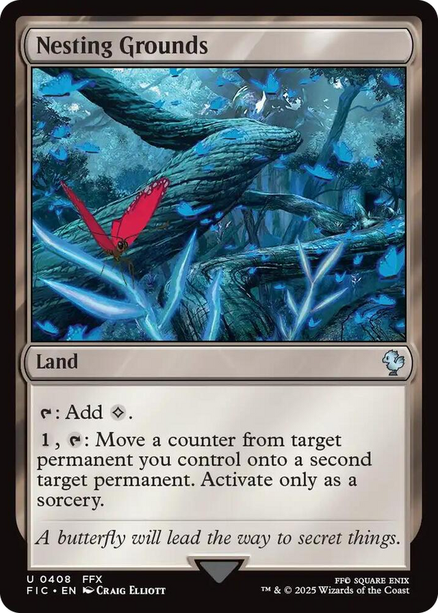 0408 Nesting Grounds (Surge Foil) U Commander: FINAL FANTASY