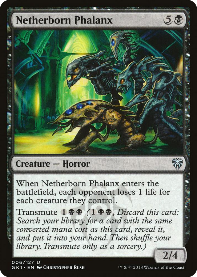0006 Netherborn Phalanx U Guilds of Ravnica: Guild Kits