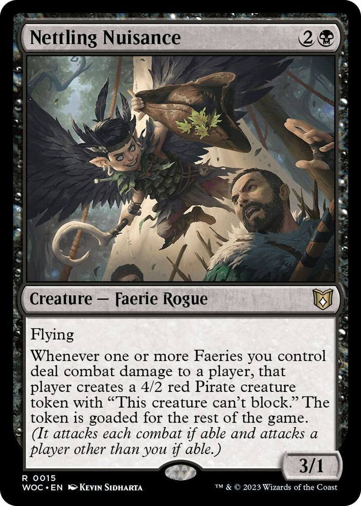 0015 Nettling Nuisance R Commander: Wilds of Eldraine