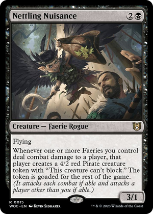 0015 Nettling Nuisance R Commander: Wilds of Eldraine