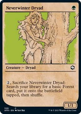 0329 Neverwinter Dryad (Showcase) C Adventures in the Forgotten Realms