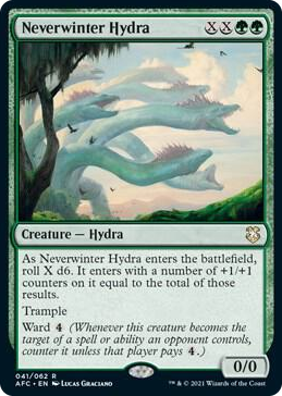 0041 Neverwinter Hydra R Commander: Adventures in the Forgotten Realms