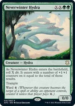 0041 Neverwinter Hydra R Commander: Adventures in the Forgotten Realms