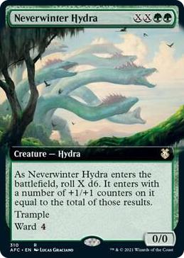 0310 Neverwinter Hydra (Extended Art) R Commander: Adventures in the Forgotten Realms