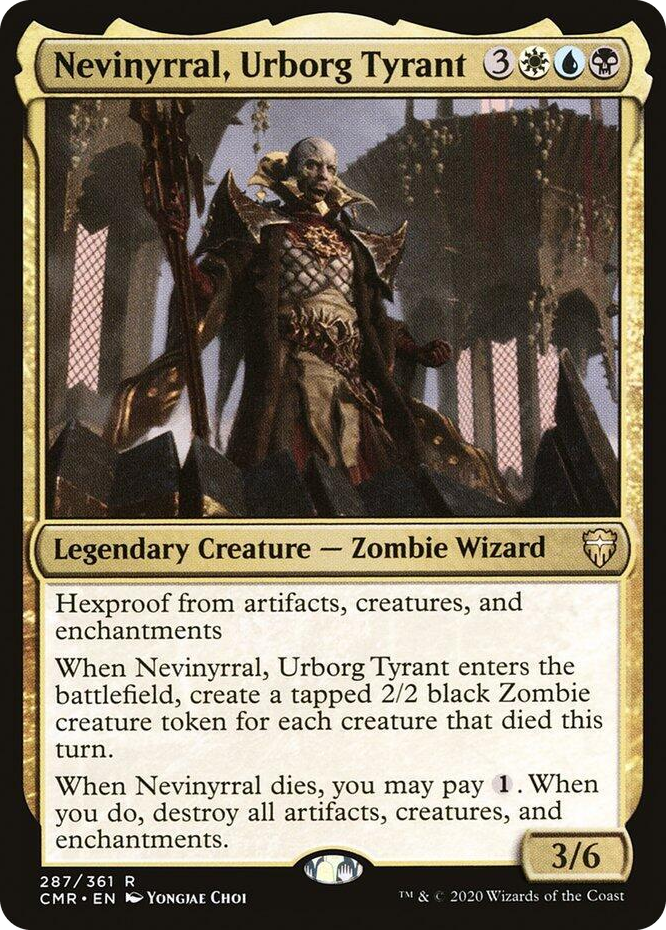 0287 Nevinyrral, Urborg Tyrant R Commander Legends