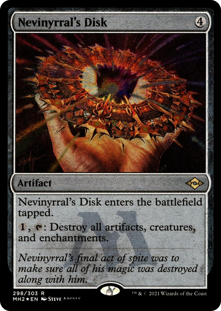 0298 Nevinyrral's Disk (Foil Etched) R Modern Horizons 2
