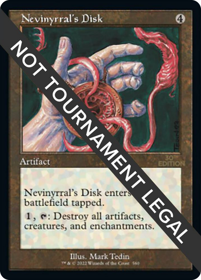 0560 Nevinyrral's Disk (Retro Frame) R 30th Anniversary Edition