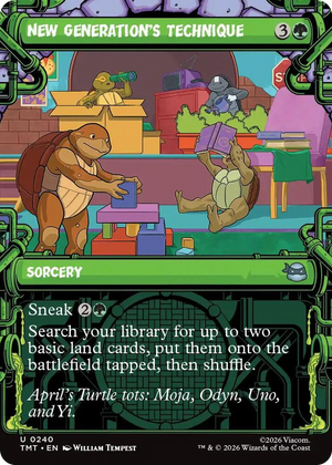 0240 New Generation's Technique (Showcase) U Teenage Mutant Ninja Turtles