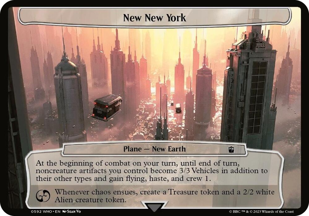 0592 New New York T Planechase: Universes Beyond: Doctor Who