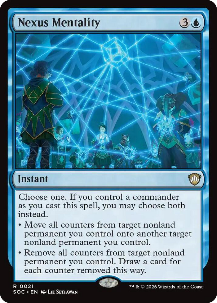 Nexus Mentality #21 R - Commander: Secrets of Strixhaven Pokemon card