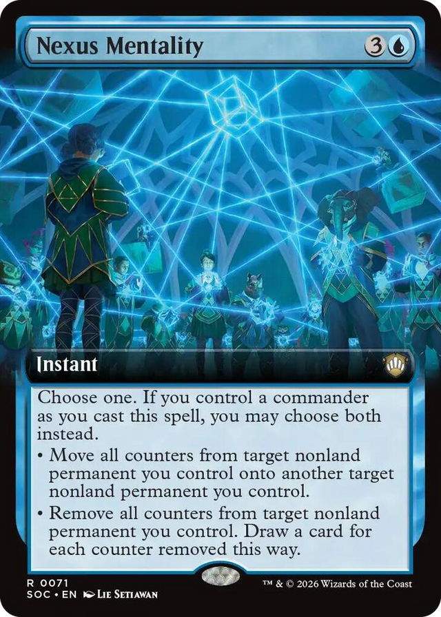 0071 Nexus Mentality (Extended Art) R Commander: Secrets of Strixhaven
