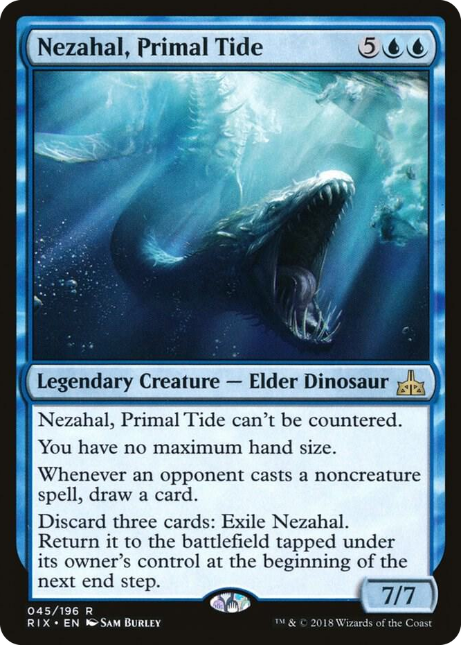 0045 Nezahal, Primal Tide R Rivals of Ixalan