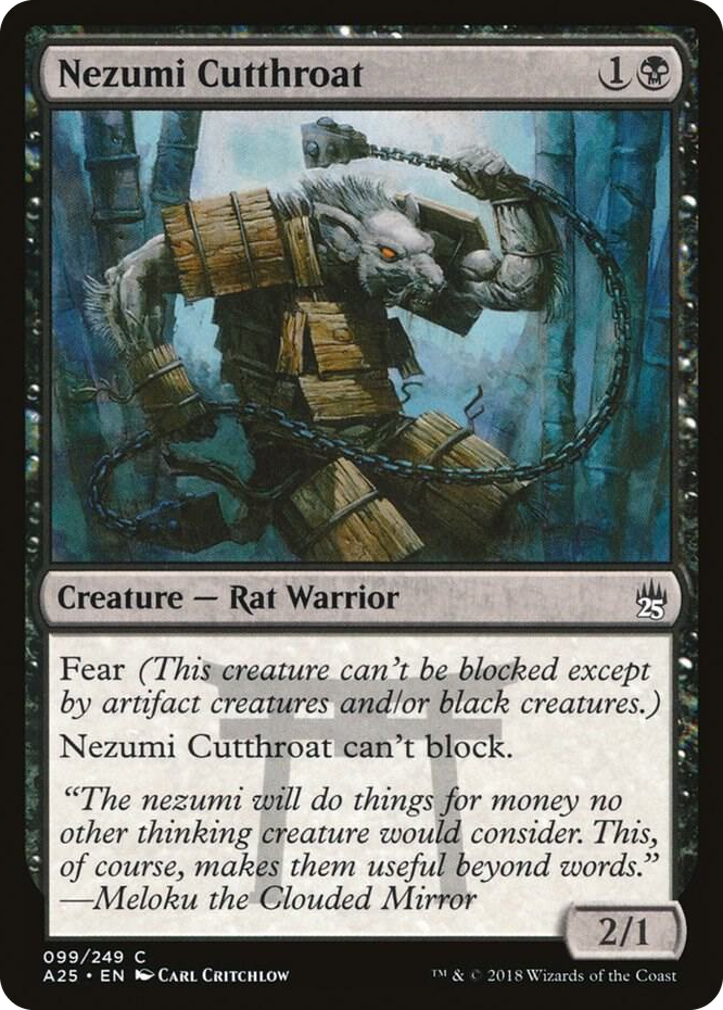 0099 Nezumi Cutthroat C Masters 25