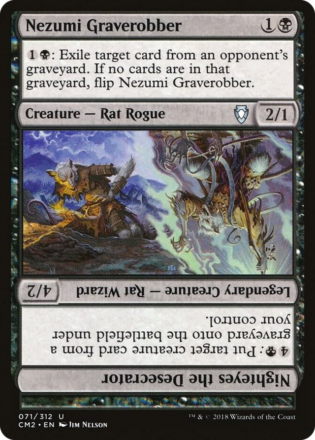 0071 Nezumi Graverobber // Nighteyes the Desecrator U Commander Anthology Volume II