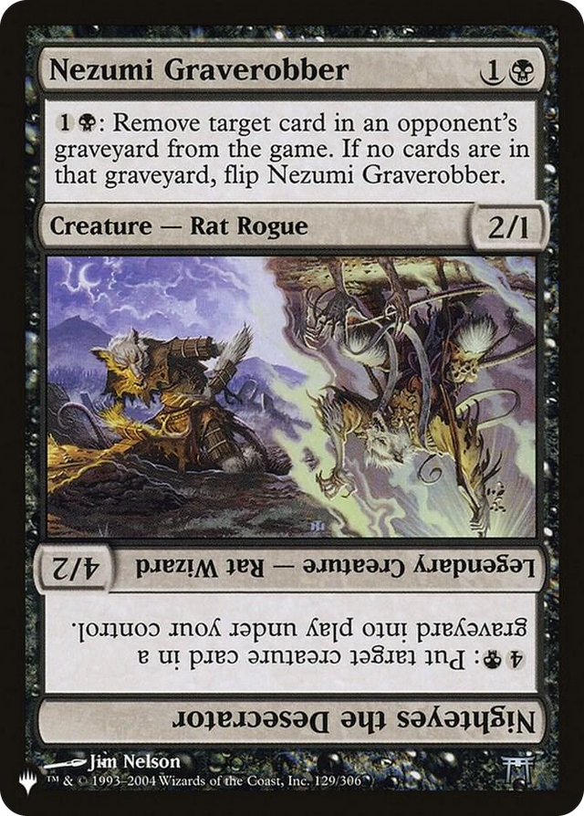 0129 Nezumi Graverobber // Nighteyes the Desecrator U The List Reprints