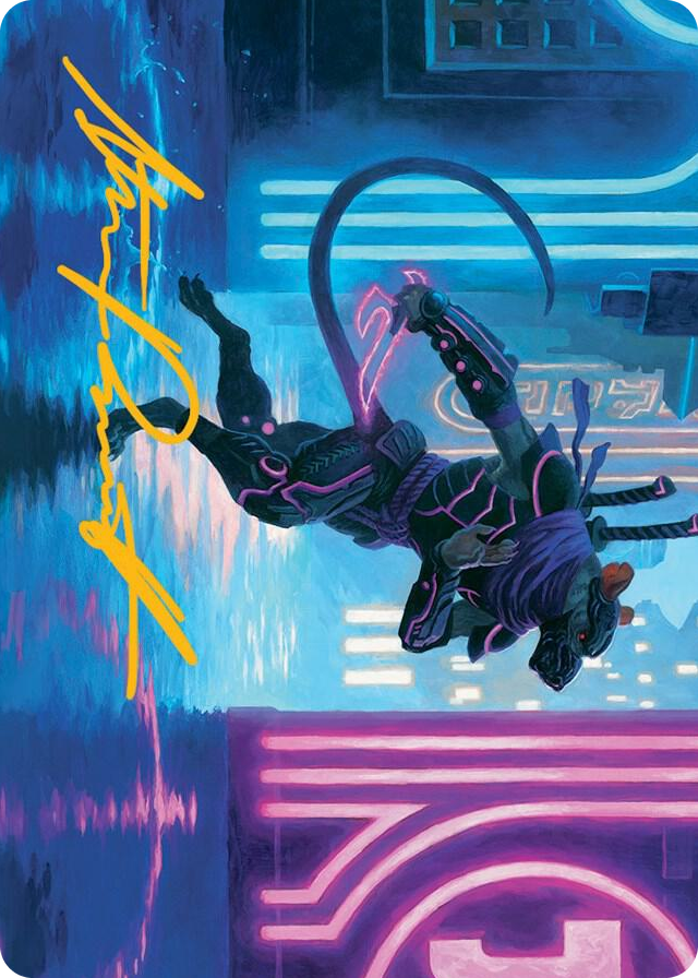 Nezumi Informant Art Card (Gold-Stamped Signature) #27 S - Art Series: March of the Machine Pokemon card