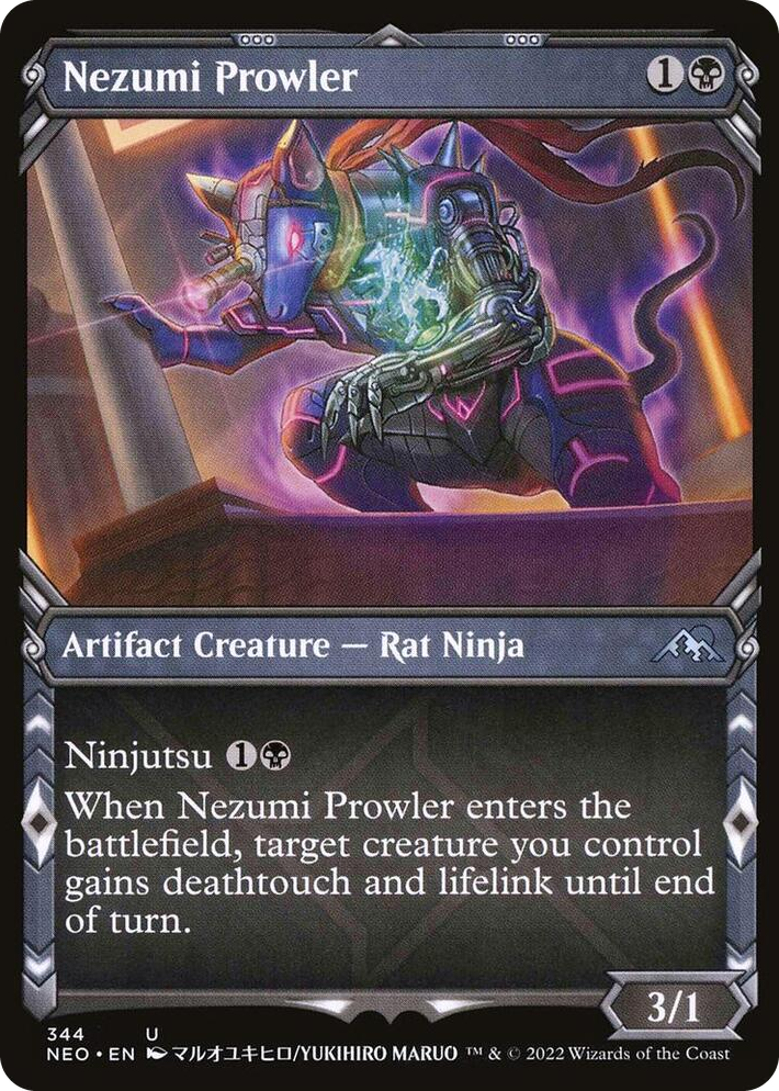 0344 Nezumi Prowler (Showcase) U Kamigawa: Neon Dynasty