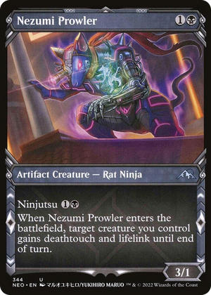 0344 Nezumi Prowler (Showcase) U Kamigawa: Neon Dynasty