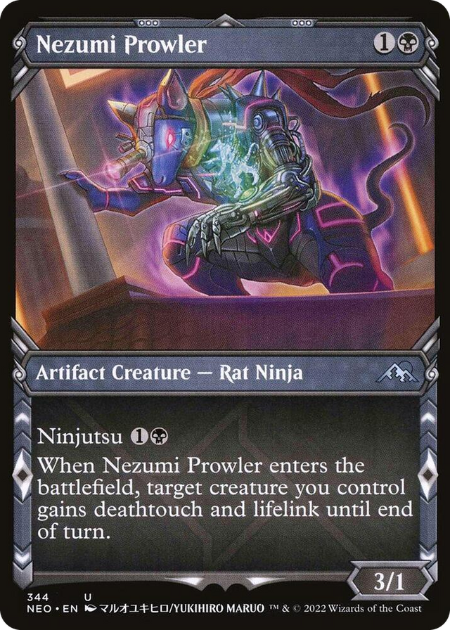 0344 Nezumi Prowler (Showcase) U Kamigawa: Neon Dynasty