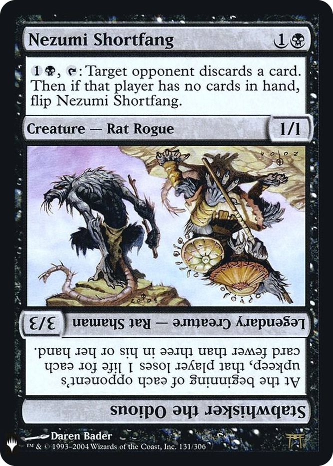 Nezumi Shortfang // Stabwhisker the Odious #131 R - The List Reprints Pokemon card