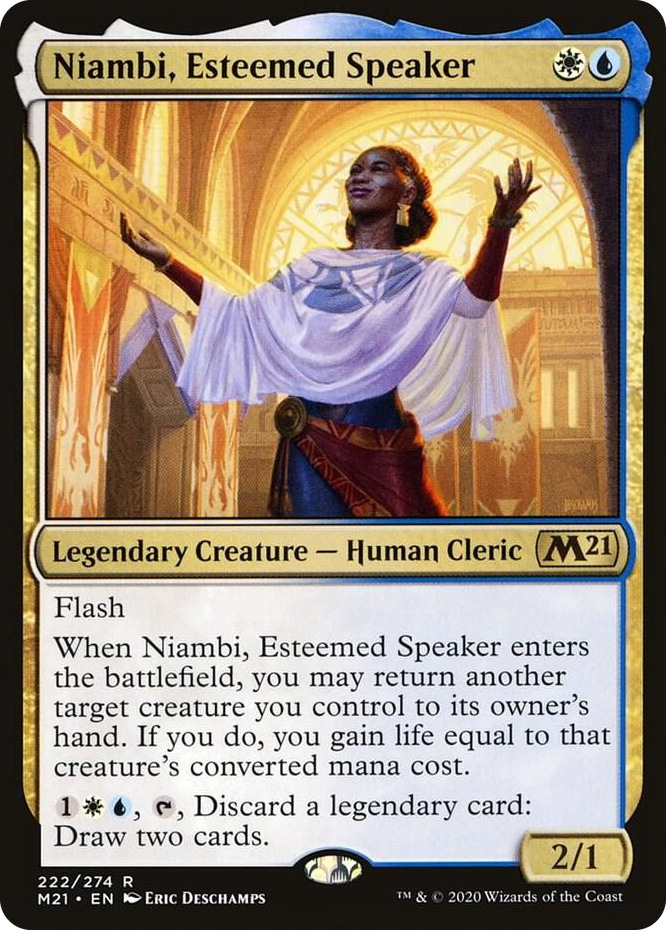 0222 Niambi, Esteemed Speaker R Core Set 2021