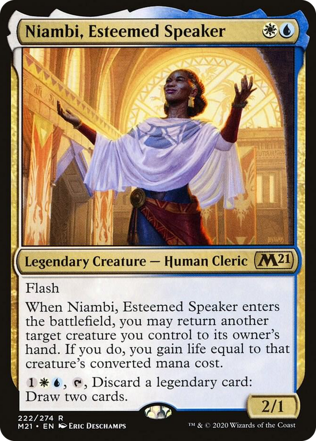 0222 Niambi, Esteemed Speaker R Core Set 2021