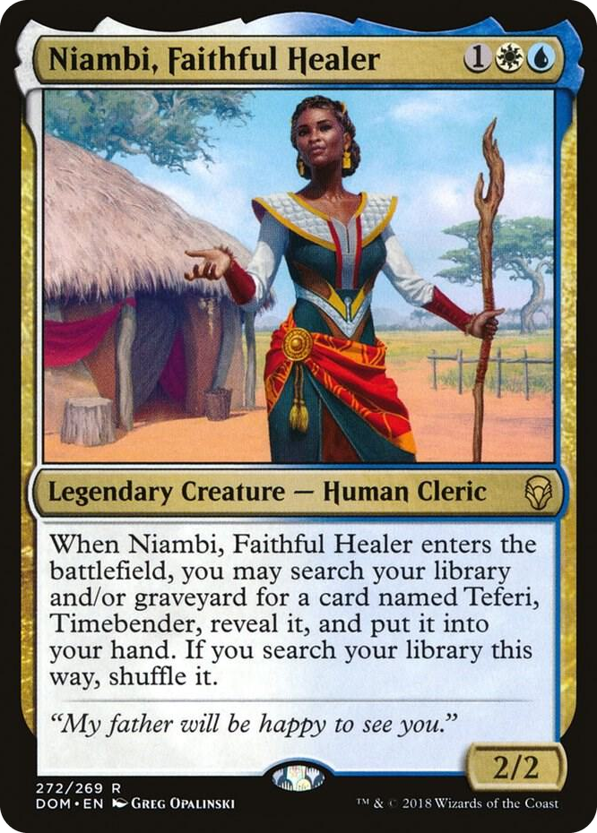0272 Niambi, Faithful Healer R Dominaria