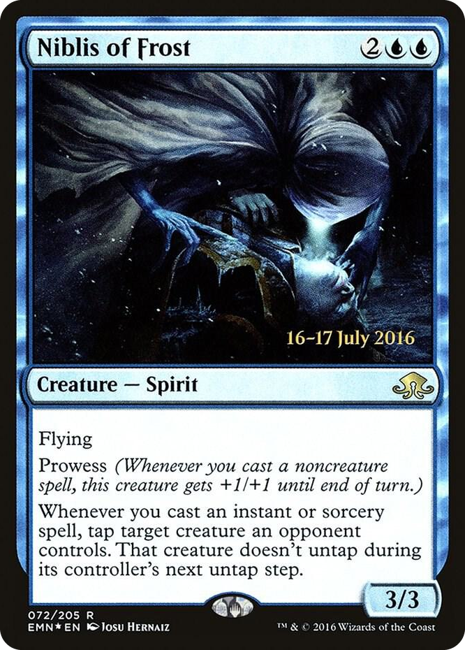 Niblis of Frost #72 R - Prerelease Cards Pokemon card