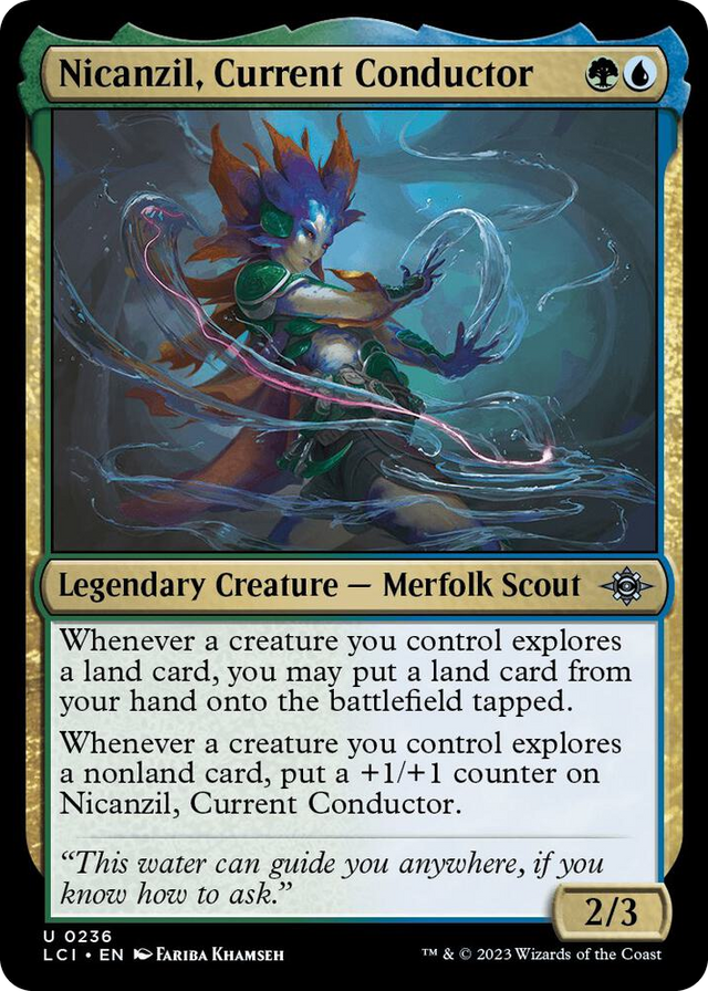 0236 Nicanzil, Current Conductor U The Lost Caverns of Ixalan