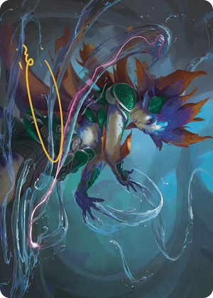 0036 Nicanzil, Current Conductor Art Card (Gold-Stamped Signature) S Art Series: The Lost Caverns of Ixalan