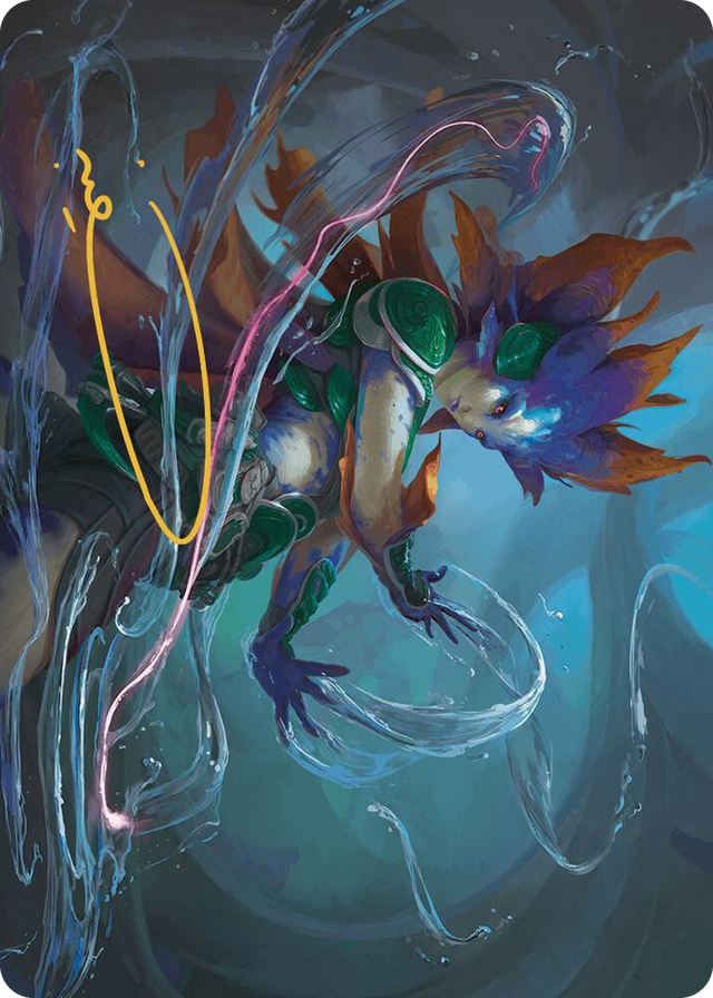 0036 Nicanzil, Current Conductor Art Card (Gold-Stamped Signature) S Art Series: The Lost Caverns of Ixalan