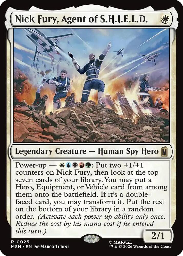 0025 Nick Fury, Agent of S.H.I.E.L.D. R Marvel Super Heroes
