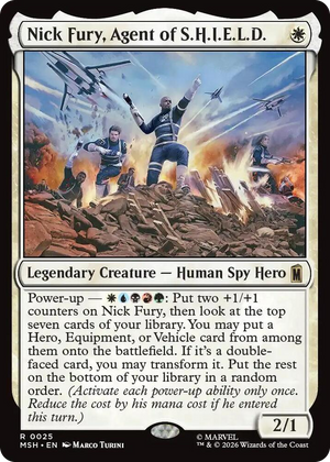 0025 Nick Fury, Agent of S.H.I.E.L.D. R Marvel Super Heroes