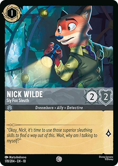 0178 Nick Wilde - Sly Fox Sleuth Common Whispers in the Well
