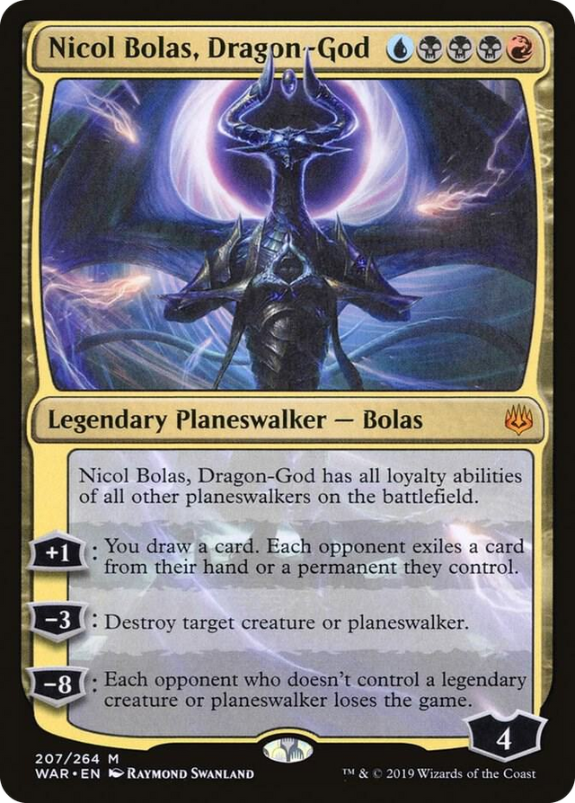 0207 Nicol Bolas, Dragon-God M War of the Spark