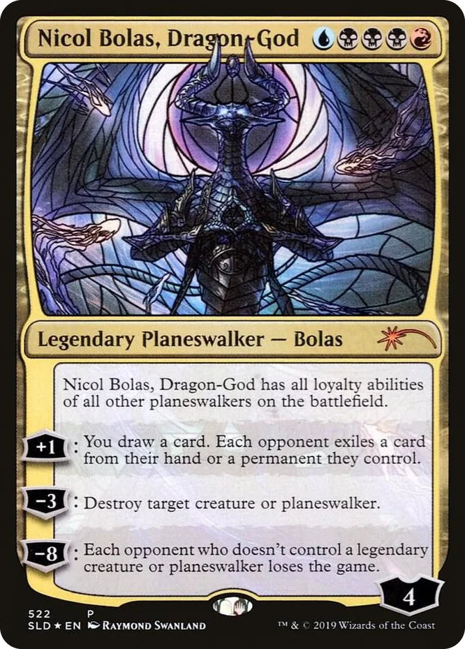 0522 Nicol Bolas, Dragon-God (Stained Glass) P Secret Lair Drop Series