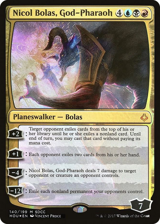 0140 Nicol Bolas, God-Pharaoh (SDCC 2017 Exclusive) P Media Promos